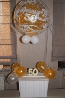 luchtballon 50 jr met enveloppeurne