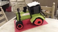 Handdoek creatie claad tractor