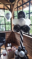 40 ste verjaardag black en white bij la finesse