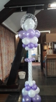 ballon pilaar huwelijk 2.60 hoogte