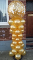 jubileum 50 ballonpilaar 36 inch topballon bedrukt