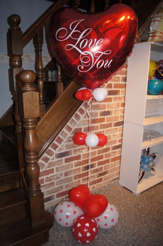 Wolk Feodaal Telegraaf valentijn ballon i love you - Wendy's ballooncorner