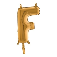 folie letter F ( 30 cm ) enkel luchtgevuld