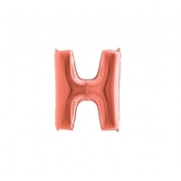 Folie letter H (30 cm ) enkel luchtgevuld