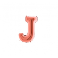 Folie letter J (30 cm ) enkel luchtgevuld