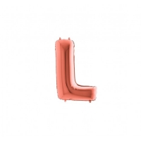 Folie letter L ( 30 cm ) enkel luchtgevuld