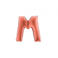 Folie letter M ( 30 cm ) enkel luchtgevuld