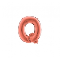 Folie letter Q ( 30 cm ) enkel luchtgevuld