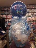 stuffer baby boy met folie ballon 18 inch