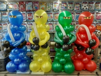 lego ninjago ballon mannekes