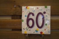 servetten 60 jaar confetti