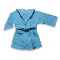 badjas 0-12 maand lichtblauw