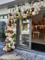 halve organic boog 4 meter natural tinten