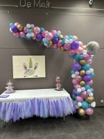 halve ballon boog 4 meter met 1 folie 18 inch ballon in verwerkt