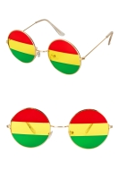 carnaval bril rood geel groen
