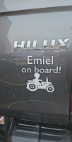 Autosticker tractor oldtimer