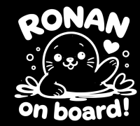 Autosticker zeehondje