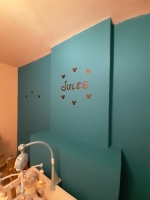 Muursticker Jules met Mickeyhoofdjes