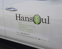 Bestickering bedrijfwagen