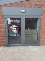 Etalagesticker ijssalon